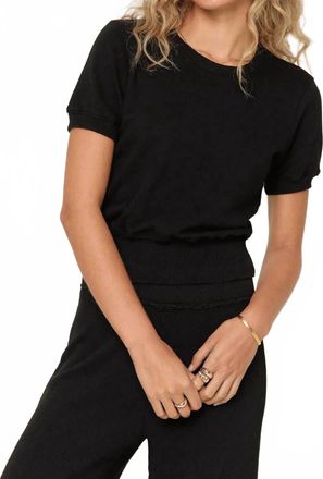 Bloomingdale's Beau Pullover Top In Black