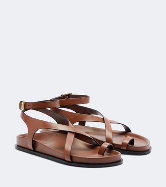 A.Emery Jalen Slim leather sandals