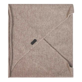 Brunello Cucinelli Triangular Scarf - female - Brunello Cucinelli - Winter Scarves - Brown - ONE SIZE - Accessories