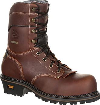 Georgia Boot Mens Georgia Giant Work Boot-m Farm And Ranch, Soggy Brown 