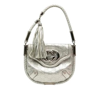 Gucci Pre-owned Shoulder Bags, female, Gray, Size: ONE SIZE Pre-owned Vintage Shoulder Bag
