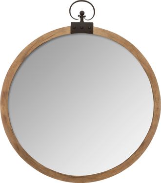 Atmosphera Atmosphera - Espejo gousset - Madera D. 74 Cm Cr&eacute;ateur DInt&eacute;rieur