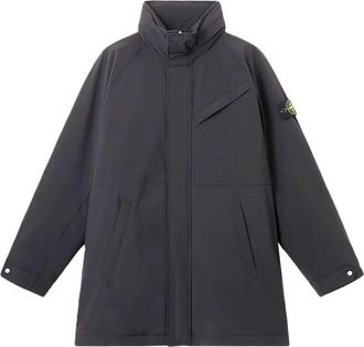 Stone Island Cappotto a collo alto - Blu