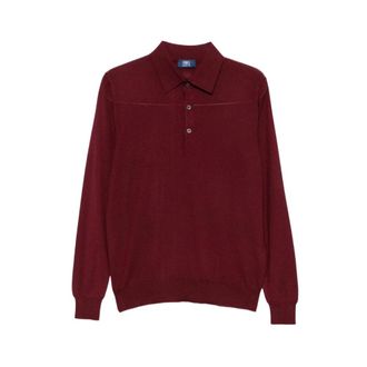 Fedeli Tops, Heren, Rood, M, Kasjmier, Sport Polo