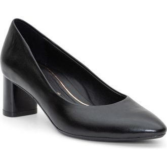 Ara Lancashire Pump in Black Nappa at Nordstrom, Size 5.5