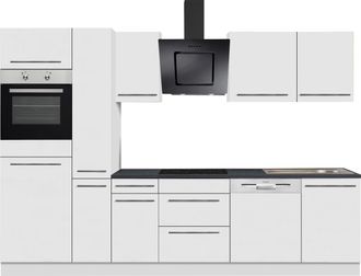 Optifit Küchenzeile »Bern« Breite 300 cm, höhenverstellbare Füsse, wahlweise mit E-Geräten