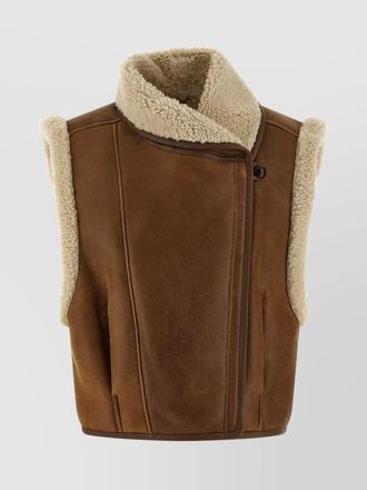 Isabel Marant textured sleeveless jacket alime style