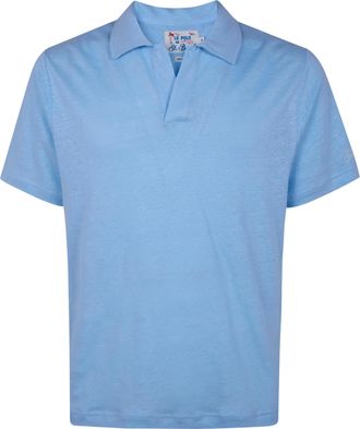 MC2 Saint Barth Linen Polo Shirt