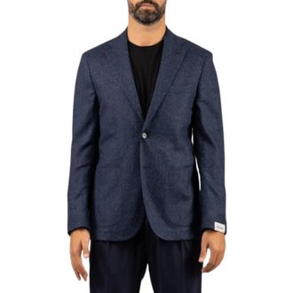 Paoloni Blazer - - Jackets - Uomo - Blu - XL
