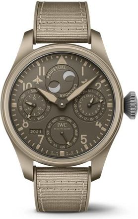 IWC Pre-owned IWC Big Pilot Mojave Desert Dark Brown Dial Mens Watch IW503004