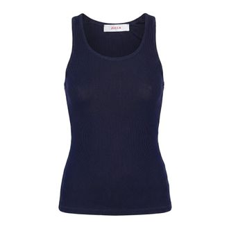 Jucca Top 470864 - female - Jucca - Sleeveless Tops - Blue - S - Tops