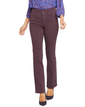 NYDJ Nydj Petite Marilyn Eggplant Straight Leg Jean