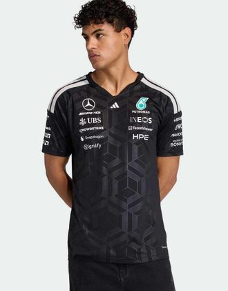 adidas Mercedes - Amg Petronas Formula 1 Team Driver Jersey - Maglia nera-Nero