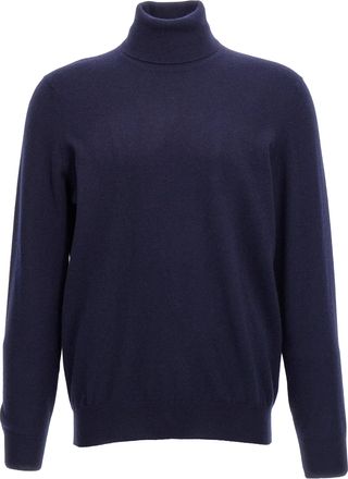 Brunello Cucinelli Blue Cashmere Mens Cardigan