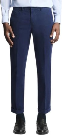 Fay Pantaloni - Heren - Chinos - Blauw - W31 - Broeken