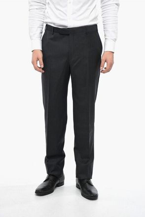 Corneliani Regular Fit Virgin Wool Pants size 56