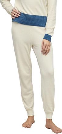 Barefoot Dreams CozyChic Ultra Lite Colorblock Joggers in Cream Multi at Nordstrom, Size X-Large