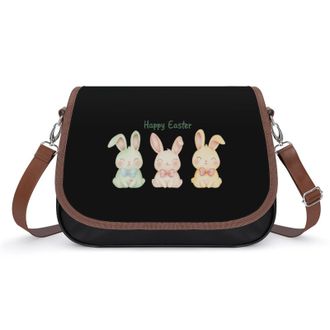 Generic Happy Easter Bunny Rabbitsss Fashion Womens Crossbody Bags Novelty Handbag Shoulder Bag Purse