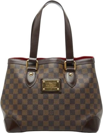 Louis Vuitton Brown Ebene Pvc Leather Handbag Tote Bag (Pre-Owned)