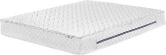 Beliani Materasso Bianco Molle Insacchettate Memory Foam Medio (H2) 160x200 cm Glory