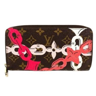 Louis Vuitton Portafoglio Pre-owned in tela - - Pre-owned - Donna - Marrone - ONE SIZE