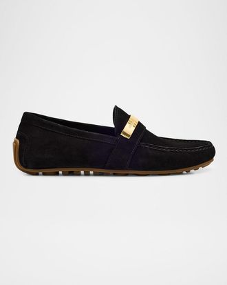 Moschino Mens Suede Drivers