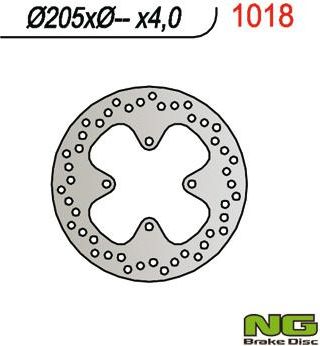 OEM Disco De Freno Trasero Ng Para Can-am/bombardier 400-800 (205 Mm, Acero)