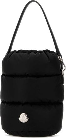 Moncler Womens Caradoc Bucket Bag Black Fabric