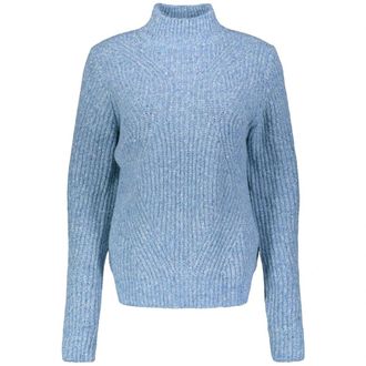 Bloomings Pullover Slk 439-9104 - Dames - Coltruien - Blauw - XL - Katoen - Truien & Vesten