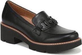 Naturalizer Corrine Bit Loafer in Black Faux Leather at Nordstrom Rack, Size 7.5