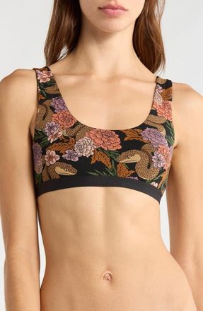 MeUndies Print Bralette in Garden Snake at Nordstrom, Size X-Large