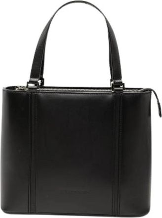 Burberry Pre-owned Vintage Handtas - Dames - Vintage Handtas - Zwart - ONE Size - Leer - Vintage