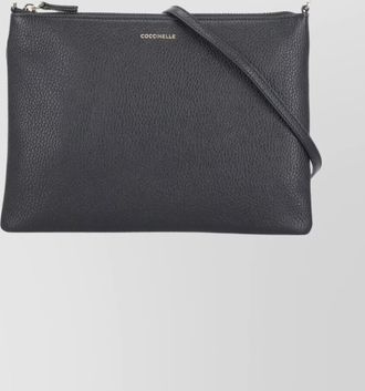 Coccinelle textured leather crossbody shoulder bag