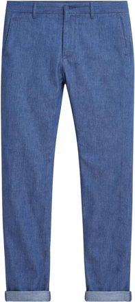 Dondup Joe Carrot-Cut Broek - Heren - Slim Fit Broeken - Blauw - W33 - Katoen - Broeken