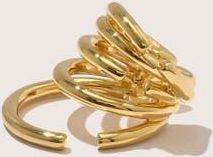 Otiumberg 14kt Gold Vermeil Chaos Ear Cuff in Yellow Toned Gold at Nordstrom