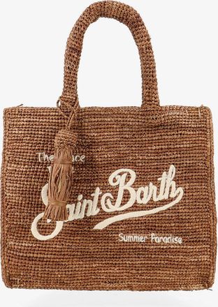 MC2 Saint Barth Borsa a mano Colette in rafia con logo ricamato - MC2 SAINT BARTH - gender_Woman