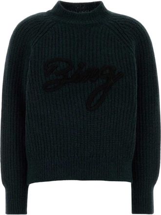 Anine Bing Kendrick Sweater - Dames - Coltruien - Blauw - M - Wol - Truien & Vesten