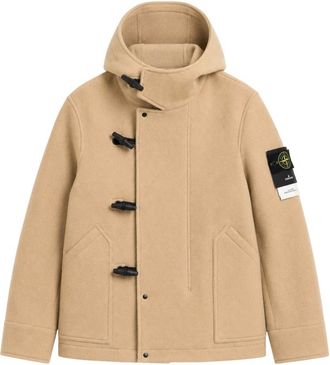 Stone Island Heren, Jassen, Beige, Maat: XL Wol
