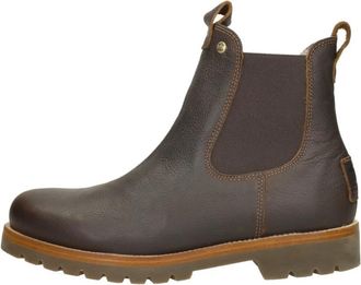 Panama Jack Burton Igloo C5 - Heren - Chelseaboots - Bruin - 44 EU - Leer - Schoenen