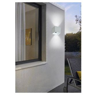 Trade Shop Trade Shop Traesio - Trade Shop - Applique Da Parete 52 Led 22 W Per Esterno Doppia Emissione Luminosa Ip65 Es66-b