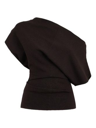 Clea Aveline asymmetrische top - Bruin