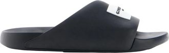 Givenchy Black Logo Slides