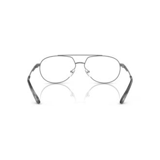 Emporio Armani 0ea1165 Classic Aviator Sunglasses with Silver-Toned Metal Frame