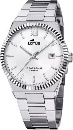 Lotus Lotus, Accessoires, unisex, Grijs, ONE Size, Rond Horloge