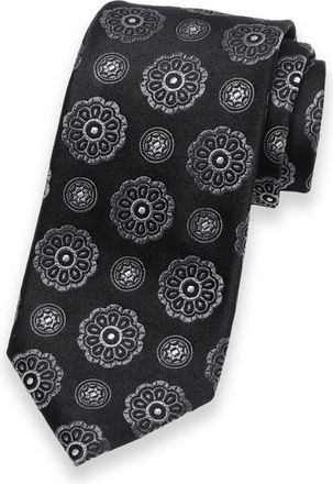 Paul Fredrick Medallion Woven Silk Tie