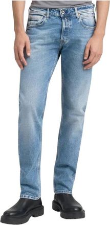 Replay Heren, Jeans, Blauw, Maat: W30 L34