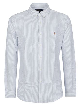 Polo Ralph Lauren Vertical Stripe Button-Down Long-Sleeve Cotton Casual Shirt