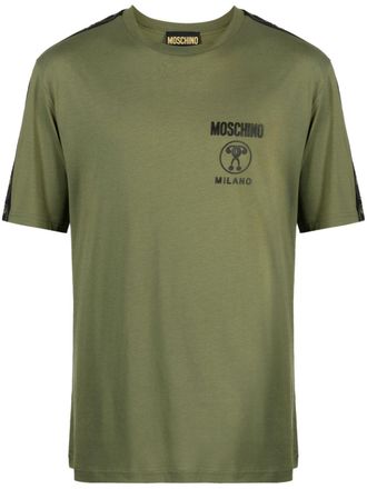 Moschino Double Question Mark cotton T-shirt - men - Organic Cotton - 56 - Green