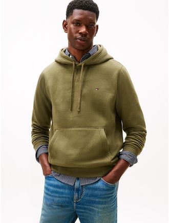 Tommy Hilfiger Mens Essential Pullover Hoodie - Green - M