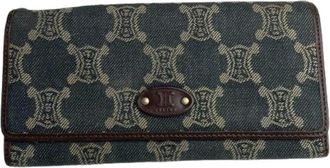 Celine Pre-owned Wallets, female, Blue, Size: ONE SIZE Pre-owned Vintage Wallet